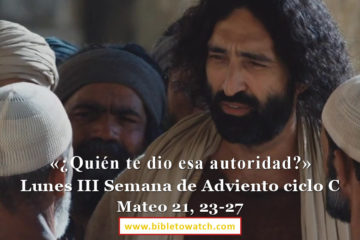 Evangelio del día – Lectio Divina Mateo 21, 23-27
